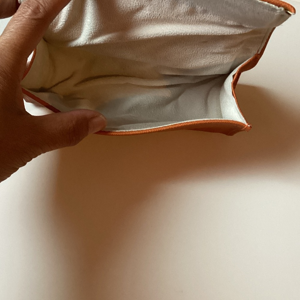 Tory Burch Orange Clutch - Picture 9 of 10